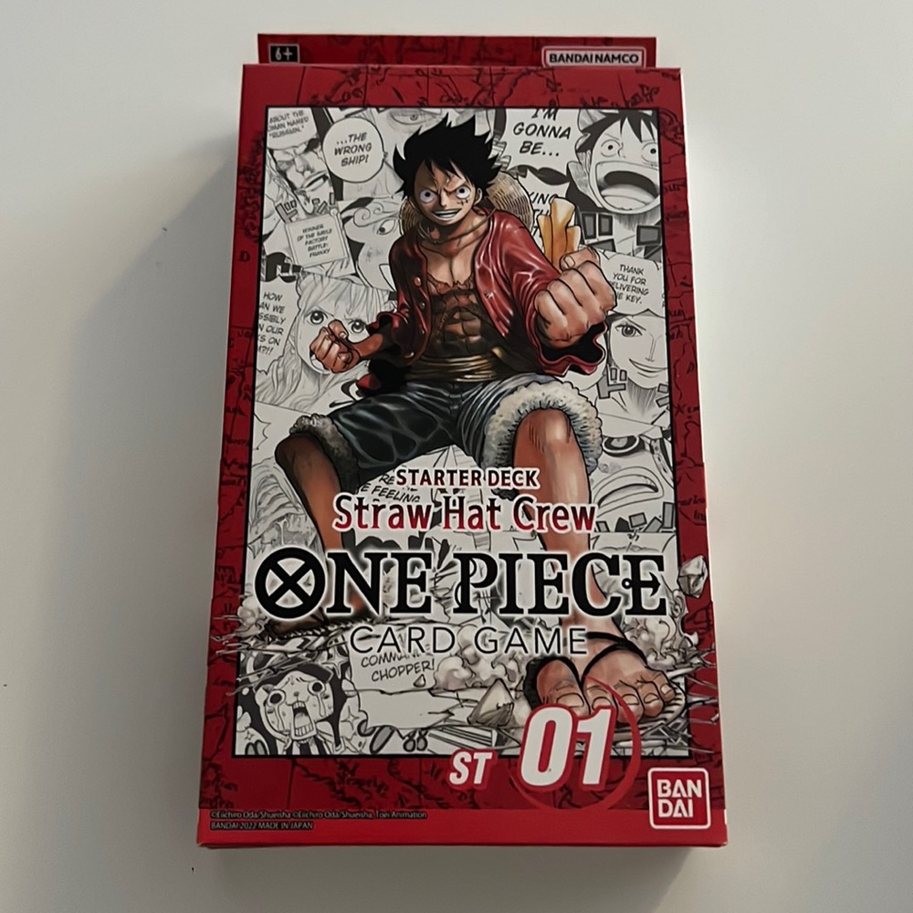 One Piece Card Game Straw Hat Crew Starter Deck ST-01 English Monkey.D.Luffy Red